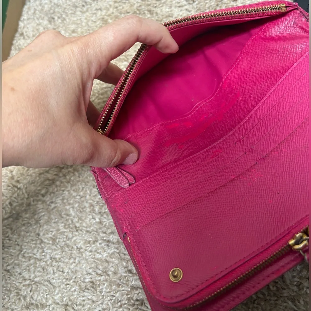 Louis Vuitton LV Murakami Insolite black pink long zip wallet wristlet authentic - Picture 11 of 17